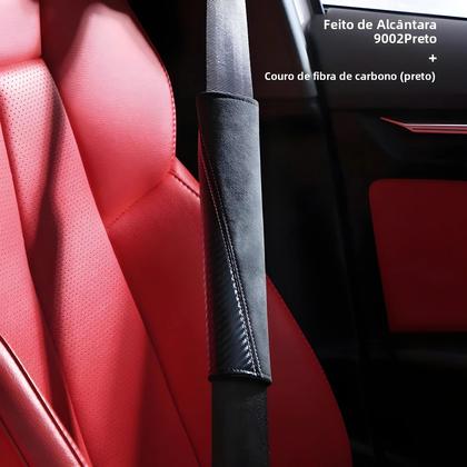 Imagem de Protetores De Cinto De Segurança Em Alcântara Para Audi A3 A4 A6 Q3 Q5 A5 A1 Q7 TT A7