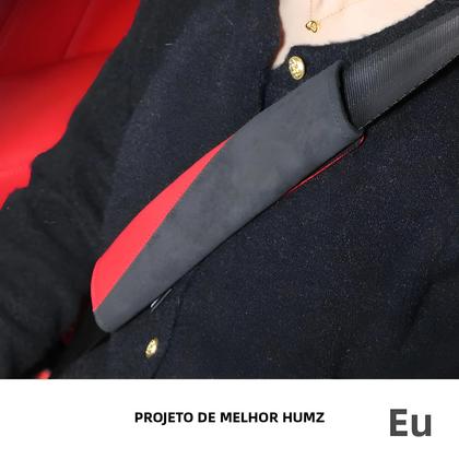 Imagem de Protetores De Cinto De Segurança Em Alcântara Para Audi A3 A4 A6 Q3 Q5 A5 A1 Q7 TT A7