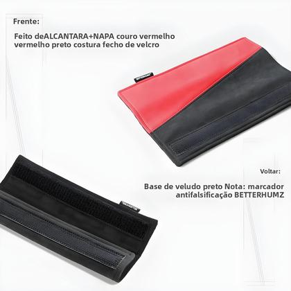 Imagem de Protetores De Cinto De Segurança Em Alcântara Para Audi A3 A4 A6 Q3 Q5 A5 A1 Q7 TT A7