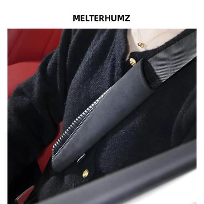 Imagem de Protetores De Cinto De Segurança Em Alcântara Para Audi A3 A4 A6 Q3 Q5 A5 A1 Q7 TT A7