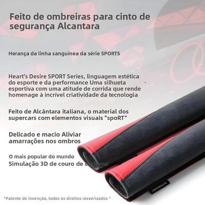 Imagem de Protetores De Cinto De Segurança Em Alcântara Para Audi A3 A4 A6 Q3 Q5 A5 A1 Q7 TT A7
