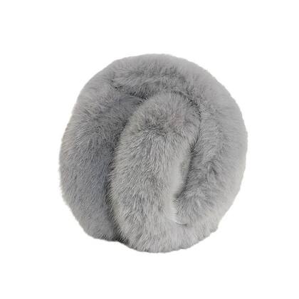 Imagem de Protetores De Orelha De Inverno Em Cor Sólida, Dobráveis, De Pelúcia Macia Para Proteção Contra O