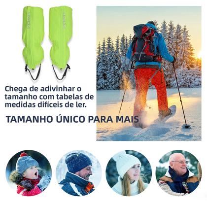 Imagem de Protetores De Pernas Impermeáveis Com Zíper Para Snowboard, Caminhadas E Uso Ao Ar Livre, Cobertura