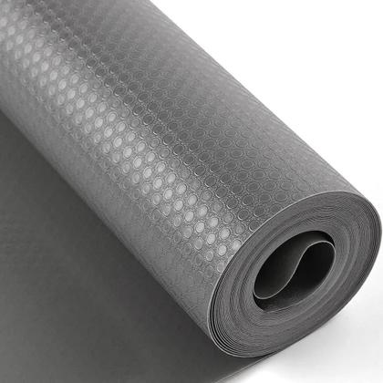 Imagem de Protetores De Prateleira De Cozinha Em EVA Antiderrapante Cinza Escuro, Tapetes De Gaveta Não