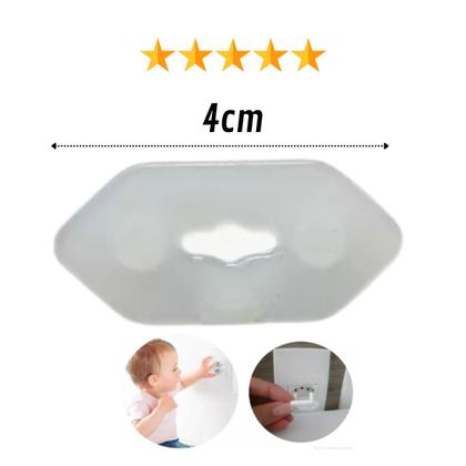 Imagem de Protetores de Tomada Proteção Contra Choque Bebe 20Un