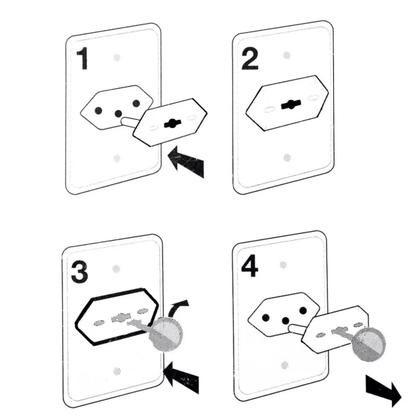 Imagem de Protetores de Tomada Proteção Contra Choque Bebe 20Un