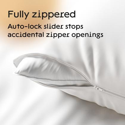 Imagem de Protetores de travesseiro Niagara, pacote com 8, padrão de 20 x 26 polegadas