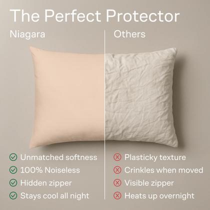 Imagem de Protetores de travesseiro Niagara Sleep Solution King Size, conjunto de 4