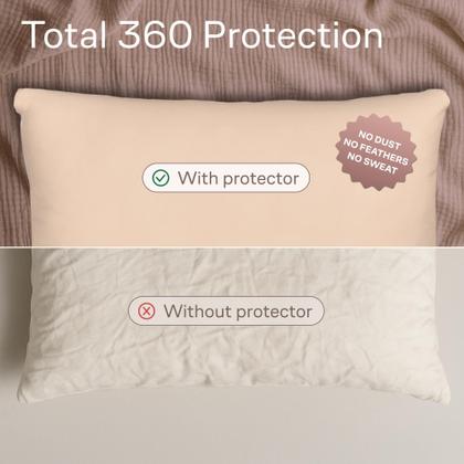 Imagem de Protetores de travesseiro Niagara Sleep Solution King Size, conjunto de 4