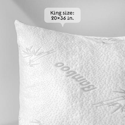 Imagem de Protetores de travesseiro Niagara Sleep Solution King Size, pacote com 2