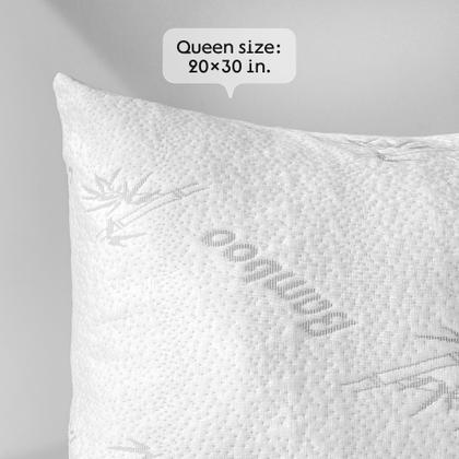 Imagem de Protetores de travesseiro Niagara Sleep Solution Queen Size, pacote com 2