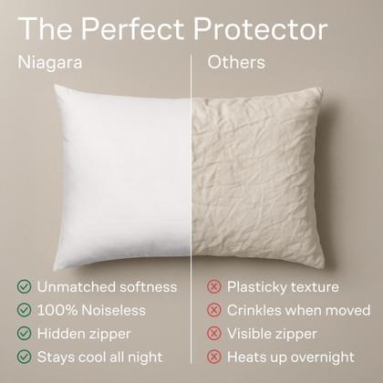 Imagem de Protetores de travesseiro Niagara Sleep Solution Ultra Soft Set 4