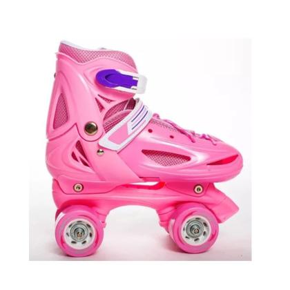 Imagem de Protetores genéricos de patins rosa tamanho XS 26-29 +