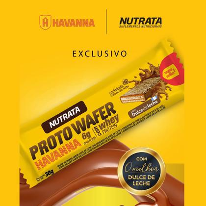 Imagem de Proto Wafer Doce de Leite Havanna - Nutrata 12 un.
