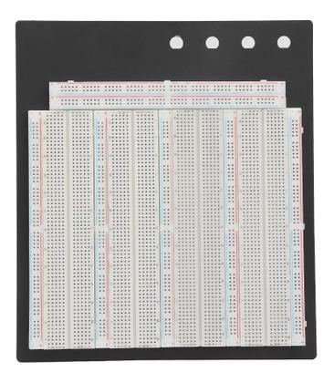 Imagem de Protoboard 3220 Pontos Furos com Base de Metal e Conectores ZY-208