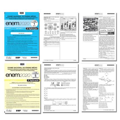 Imagem de Provas do ENEM Formato Original (1 e 2 dia + gabarito) - Escolha o ano
