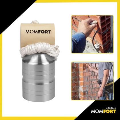 Imagem de Prumo de Aço Parede 500g Momfort