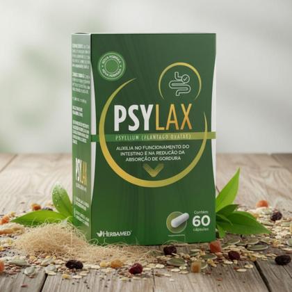 Imagem de Psylax Psyllium Plantago Ovata 60 Capsulas Herbamed