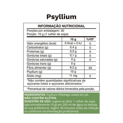 Imagem de Psyllium 300g Pó Fibra Alimentar Premium Ocean Drop