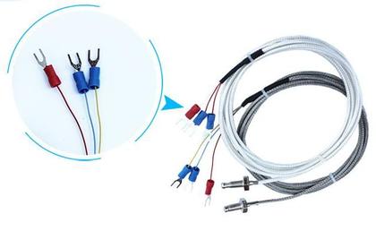 Imagem de Pt100 rosca 6mm cabo 3 metros range -50 a 450 graus