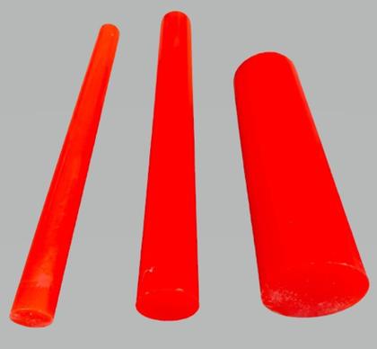 Imagem de Pu Tarugo Poliuretano Vermelho 50 X 500 mm 90 Shore