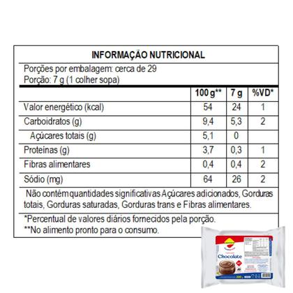 Imagem de Pudim Lowçucar Zero Açucares Sabor Chocolate 200G