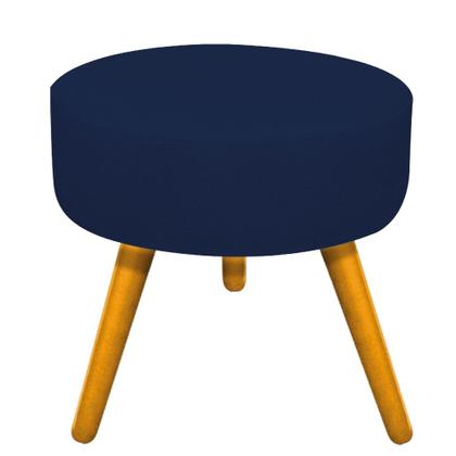 Imagem de Puf Puff Banqueta Sofia Azul Marinho Suede -  AM Decor