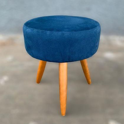 Imagem de Puf, Puff Para Sala Redondo Pé Palito Suede Cores