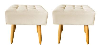 Imagem de Pufe pé palito quadrado