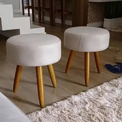 Imagem de Puff Banqueta Penteadeira Camarim Suede - 