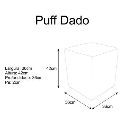 Imagem de Puff bau amarelo