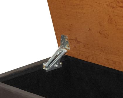 Imagem de Puff Baú Banco Decorativo Pés Madeira Recamier Decoração Closet Quarto Sala Nicho Organizador Calçadeira Roupas Quadrado Elegante Penteadeira