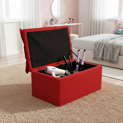 Imagem de Puff Baú Opala Decorativo Organizador Quarto e Sala