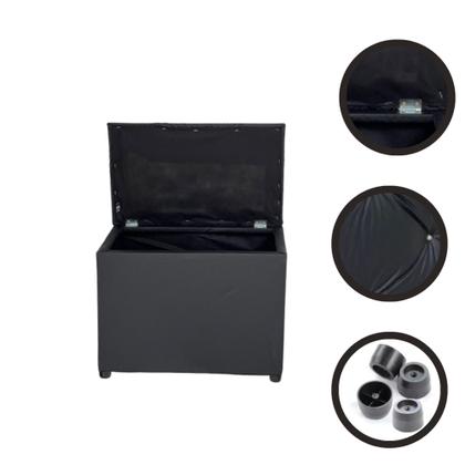 Imagem de Puff Baú Retangular Decore Seu Escritório Quarto Sala Cozinha