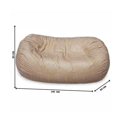 Imagem de Puff Big Casal material sintético Saara