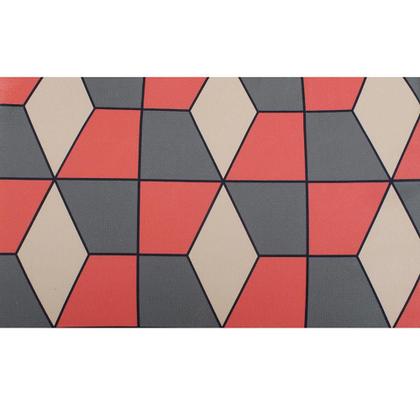 Imagem de Puff Cama Inbox Kingston Redondo com Pés em Madeira Maciça Tecido Suede