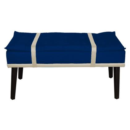 Imagem de Puff com Cinto Bege Suede Cores - DS Estofados