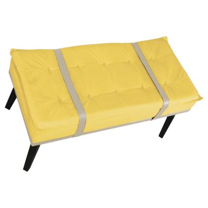 Imagem de Puff com Cinto Bege Suede Cores - DS Estofados