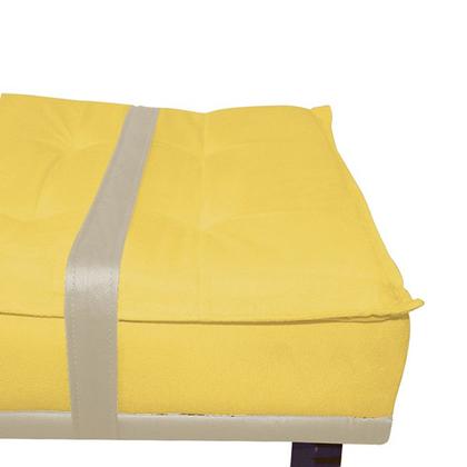 Imagem de Puff com Cinto Bege Suede Cores - DS Estofados