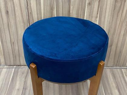 Puff Decorativo Azul 800 Veneza - Alpoim Imagem de Puff Decorativo Azul 800 Veneza
