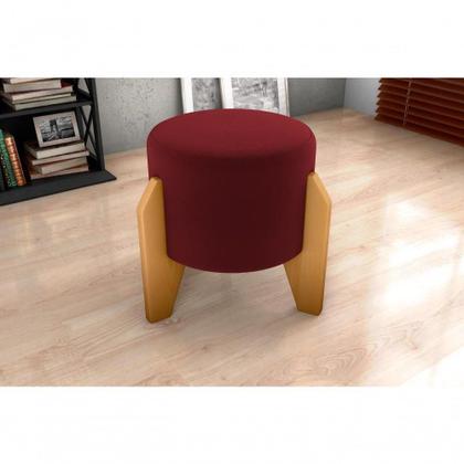 Imagem de Puff Decorativo Descanso Luxo Orginal Premium Veludo Matrix