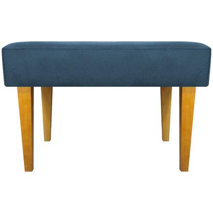 Imagem de Puff Decorativo Retangular Para Sala Recepção Charme Pé Trapézio Suede Cores