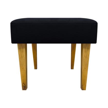 Imagem de Puff Decorativo Retangular Para Sala Recepção Charme Pé Trapézio Suede Cores