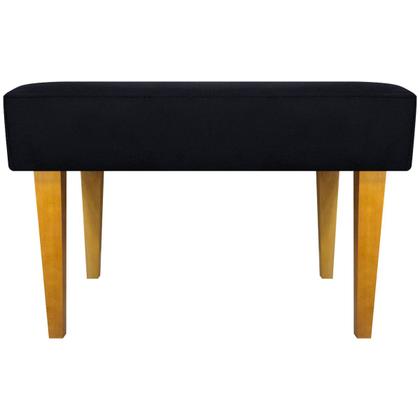 Imagem de Puff Decorativo Retangular Para Sala Recepção Charme Pé Trapézio Suede Cores