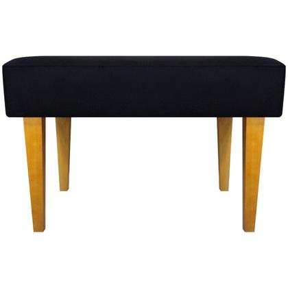 Imagem de Puff Decorativo Retangular Para Sala Recepção Charme Pé Trapézio Suede Cores