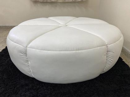Imagem de Puff Decorativo Tangerina 1,60x0,45 Branco Alpoim