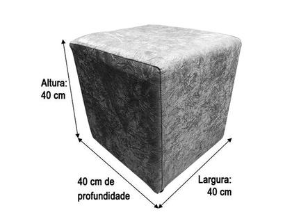 Puff Decorativo Terracota 604 Alpoim Imagem de Puff Decorativo Terracota 604 Alpoim