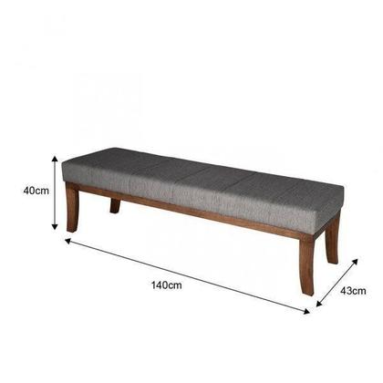Imagem de Puff Linho 140cm Lucia Sofáni