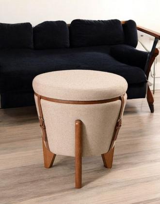 Imagem de Puff Mesa de Centro Versátil - Redondo e Sofisticado