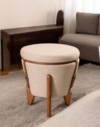 Imagem de Puff Mesa de Centro Versátil - Redondo e Sofisticado